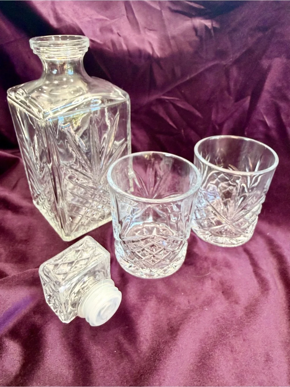 Bormioli Whiskey Decanter and Glasses Set - Barware